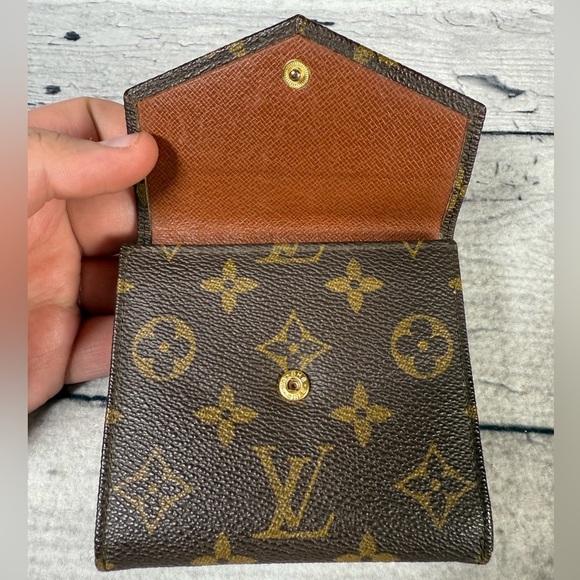 Louis Vuitton Portefeiulle Elise Trifold Wallet Monogram Canvas Leather - Picture 9 of 14